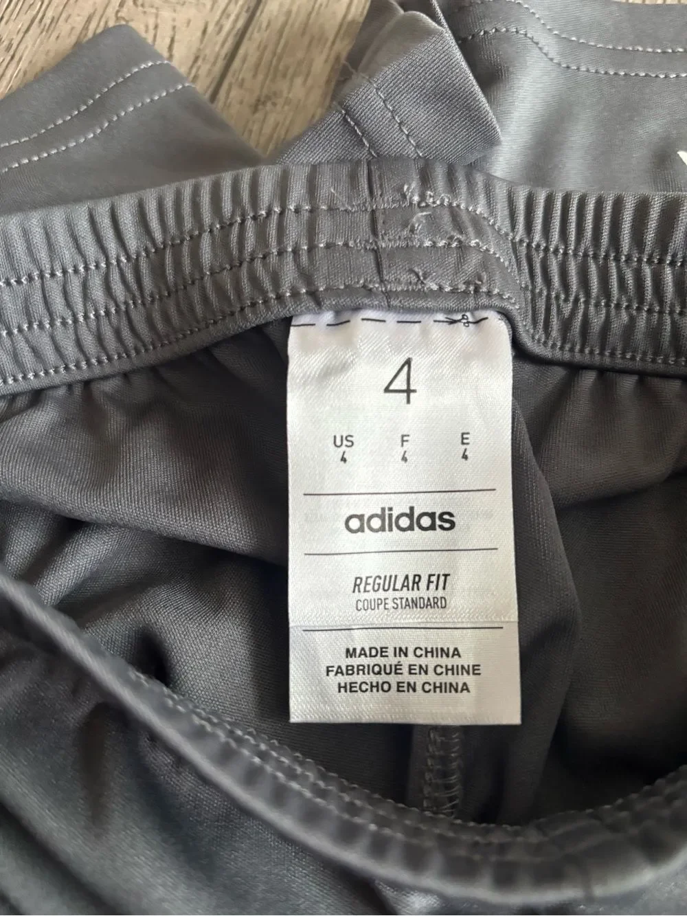 Adidas Athletic Gray boys Performance Shorts